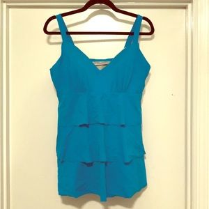 Ruffle swim dress